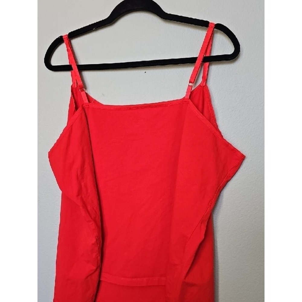 Lane Bryant Vibrant Red Scoop Neck Stretch Cami Layering Tank NWOT Size 26/28 - Picture 5 of 5